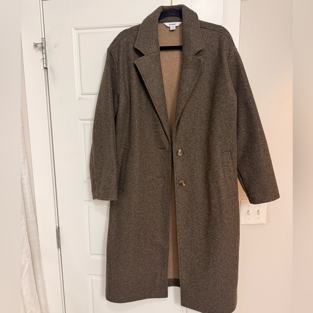 Old navy Brown Wool Blend Women's Coat